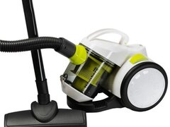 Aspirator fara sac Hausberg HB-2090VR Cyclone Vacuum Cleaner, 1.5L,700W, 85dB, Alb/Verde